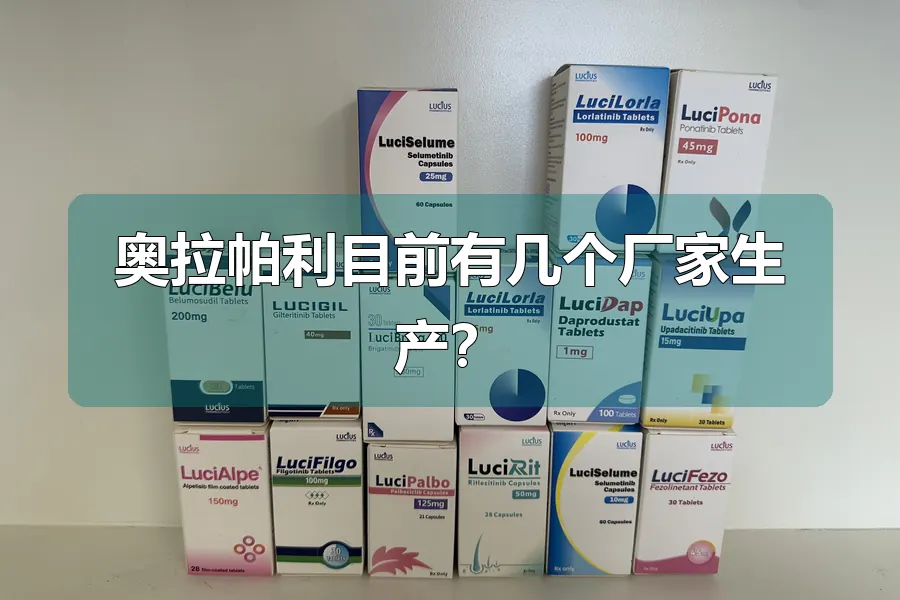 奥拉帕利目前有几个厂家生产?